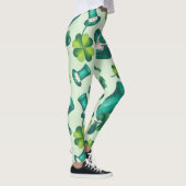 Leggings Élégant St. Patrick's Day Green (Droite)