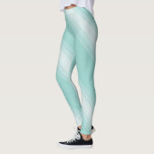 Leggings Elégant Vert Blanc Modèle moderne élégant (Gauche)