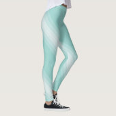 Leggings Elégant Vert Blanc Modèle moderne élégant (Droite)