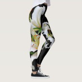 Leggings Elégante Casablanca White Oriental Lilies (Droite)