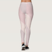 Leggings Elégante crème rose violet Modèle Pastel Couleurs (Dos)