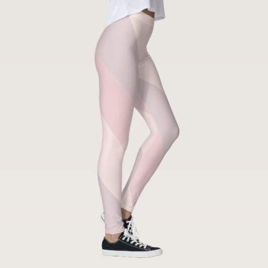 Leggings Elégante crème rose violet Modèle Pastel Couleurs (Droite)