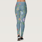 Leggings Élégante Fleurs Fille (Dos)