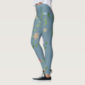 Leggings Élégante Fleurs Fille (Gauche)