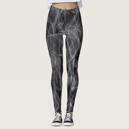 Leggings Élégante Fumée - Esthétique mystique (Devant)