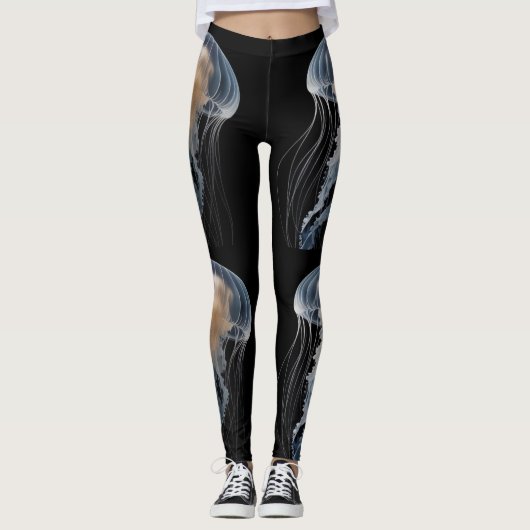 Leggings "Élégante légende de méduses : Unique d'inspiratio (Devant)