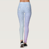 Leggings Elégante parties scintillant bleue sombre et moder (Dos)
