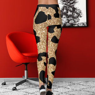 Leggings Elégante Parties scintillant Moderne Étincelle Mot