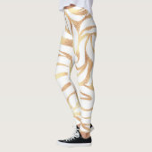 Leggings Elégante Parties scintillant or Zebra Poster de an (Gauche)
