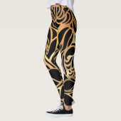 Leggings Elégante Parties scintillant or Zebra Poster de an (Gauche)