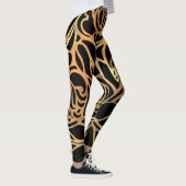 Leggings Elégante Parties scintillant or Zebra Poster de an (Droite)