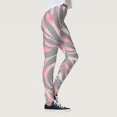 Leggings Elégante Parties scintillant Rose or Zebra Grey Po (Droite)