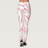 Leggings Elégante Parties scintillant Rose or Zebra White P (Dos)