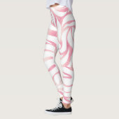 Leggings Elégante Parties scintillant Rose or Zebra White P (Gauche)