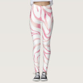 Leggings Elégante Parties scintillant Rose or Zebra White P (Devant)