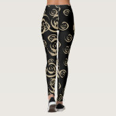 Leggings élégante spirale moderne motif (Dos)