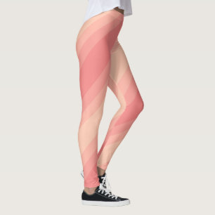 Leggings Elégante tonalité de couleur de pêche Modèle moder