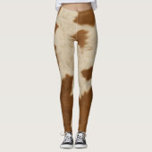 Leggings Elégante Vache Faux Cuir Collection tendance (Devant)