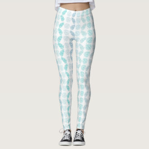 Leggings Élégante verdure Botanique Tropical Feuille Motif