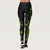 Leggings Élégante vignes Shamrocks et légumineuses (Dos)