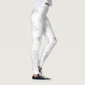 Leggings Élégants flocons blancs d'hiver (Droite)
