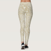 Leggings élégants Roses d'or (Dos)