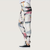 Leggings Élément de conception de peinture acrylique (Gauche)