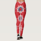 Leggings Élément rond Motif sans couture (Dos)