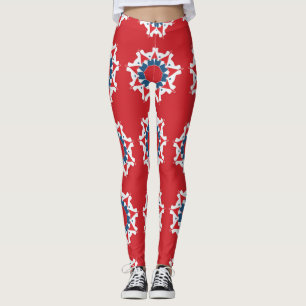 Leggings Élément rond Motif sans couture