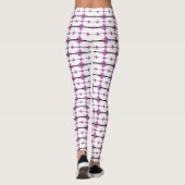 Leggings Éléments Art déco dans le rose pastel (Dos)