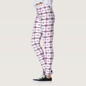 Leggings Éléments Art déco dans le rose pastel (Gauche)