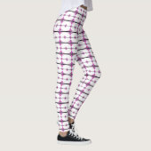 Leggings Éléments Art déco dans le rose pastel (Droite)