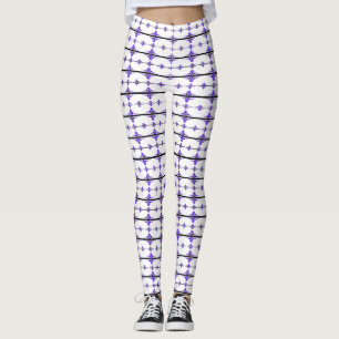 Leggings Éléments Art déco dans le violet pastel