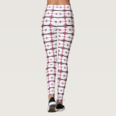 Leggings Éléments Art déco en rose pastel (Dos)