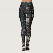 Leggings Eléments de conception dessinés à la main Formes S (Dos)