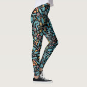 Leggings Éléments de machines Motif transparent (Droite)
