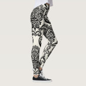 Leggings Éléments décoratifs, dessin sans couture libre. (Droite)