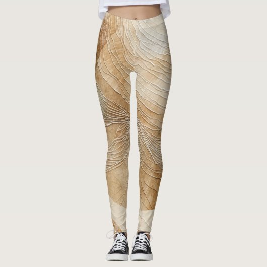 Leggings Éléments naturels neutres de l'air Bohème de Bohèm (Devant)