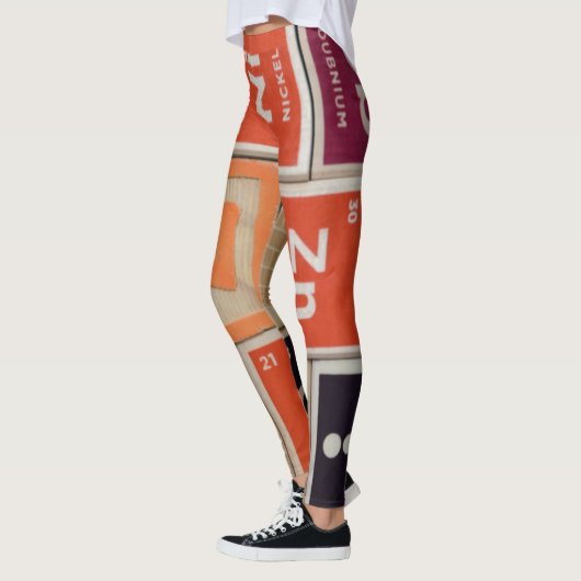Leggings Éléments périodiques Science du zinc (Gauche)