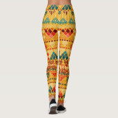 Leggings Éléments tribaux, motif polyvalent et transparent. (Dos)