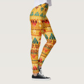 Leggings Éléments tribaux, motif polyvalent et transparent. (Droite)
