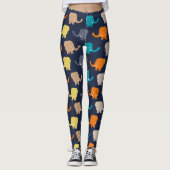 Leggings Eléphant de dessin (Devant)