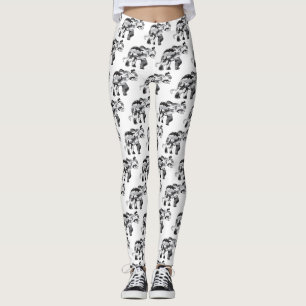 Leggings Eléphant fait de camouflage gris de l'armée