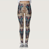 Leggings Eléphant indien (Devant)