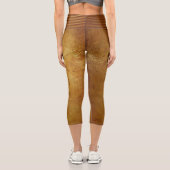 Leggings Elephant Retro Gold Capri (Verso)