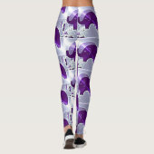 Leggings Éléphants de la conscience d'Alzheimer (Dos)