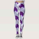 Leggings Éléphants de la conscience d'Alzheimer (Devant)