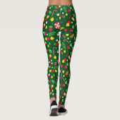 Leggings Elf le Motif Candy de cinéma (Dos)