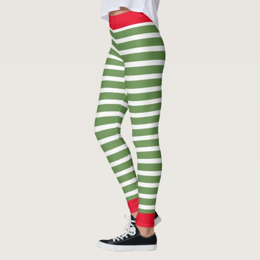 Leggings Elf | Pantalon en costume d'elfe Noël (Gauche)