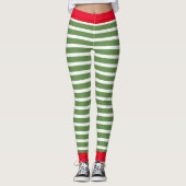 Leggings Elf | Pantalon en costume d'elfe Noël (Devant)